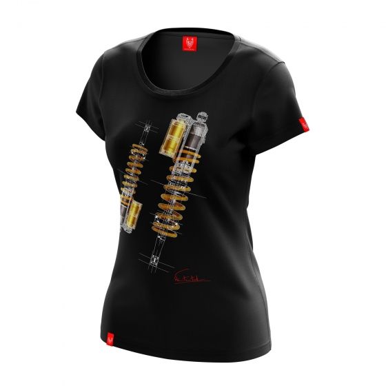 Motorcycle T-shirt "SUSPENSION" Woman - 2